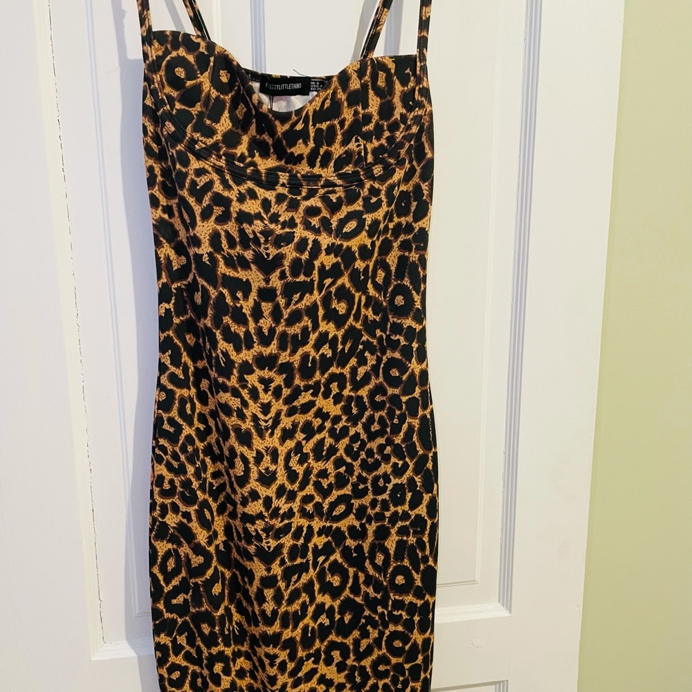 Pretty little things leopard print dress